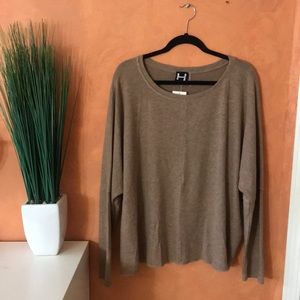 H BY BORDEAUX | brushes dolman pullover sweater